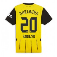 Fotballdrakt Herre Borussia Dortmund Marcel Sabitzer #20 Hjemmedrakt 2024-25 Kortermet